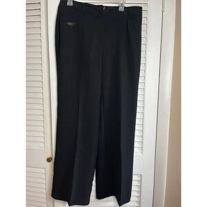 Chico's Wide Leg Dress pants size 1 (8( High rise flat front‎ belt loops